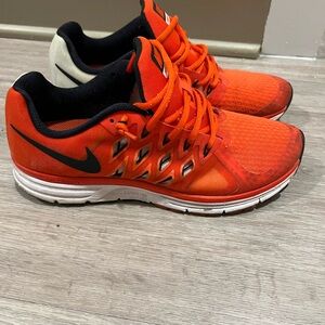 Nike Orange and Black Running Shoes